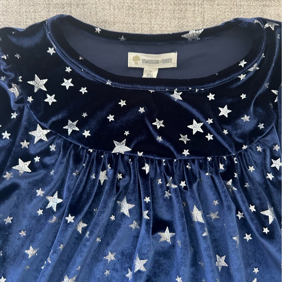 Tucker + Tate Silver Stars Dress Size 7 - Picture 2 of 4